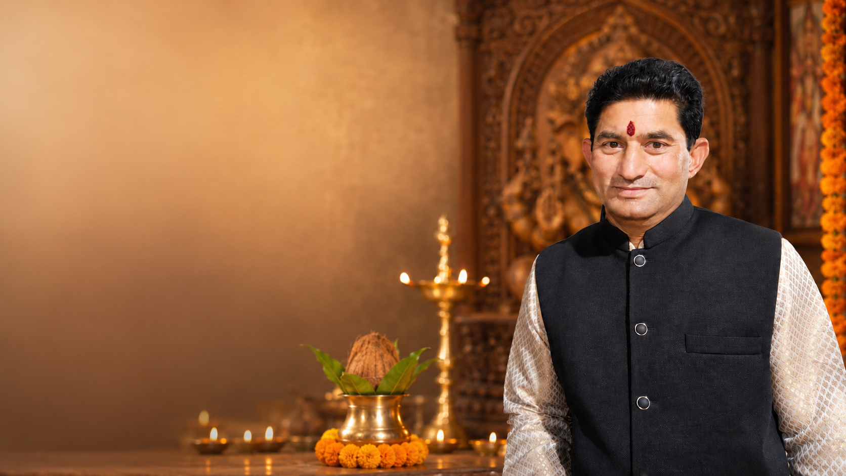 Pandit Rajesh Tiwari, Hindu pandit ji in Melbourne